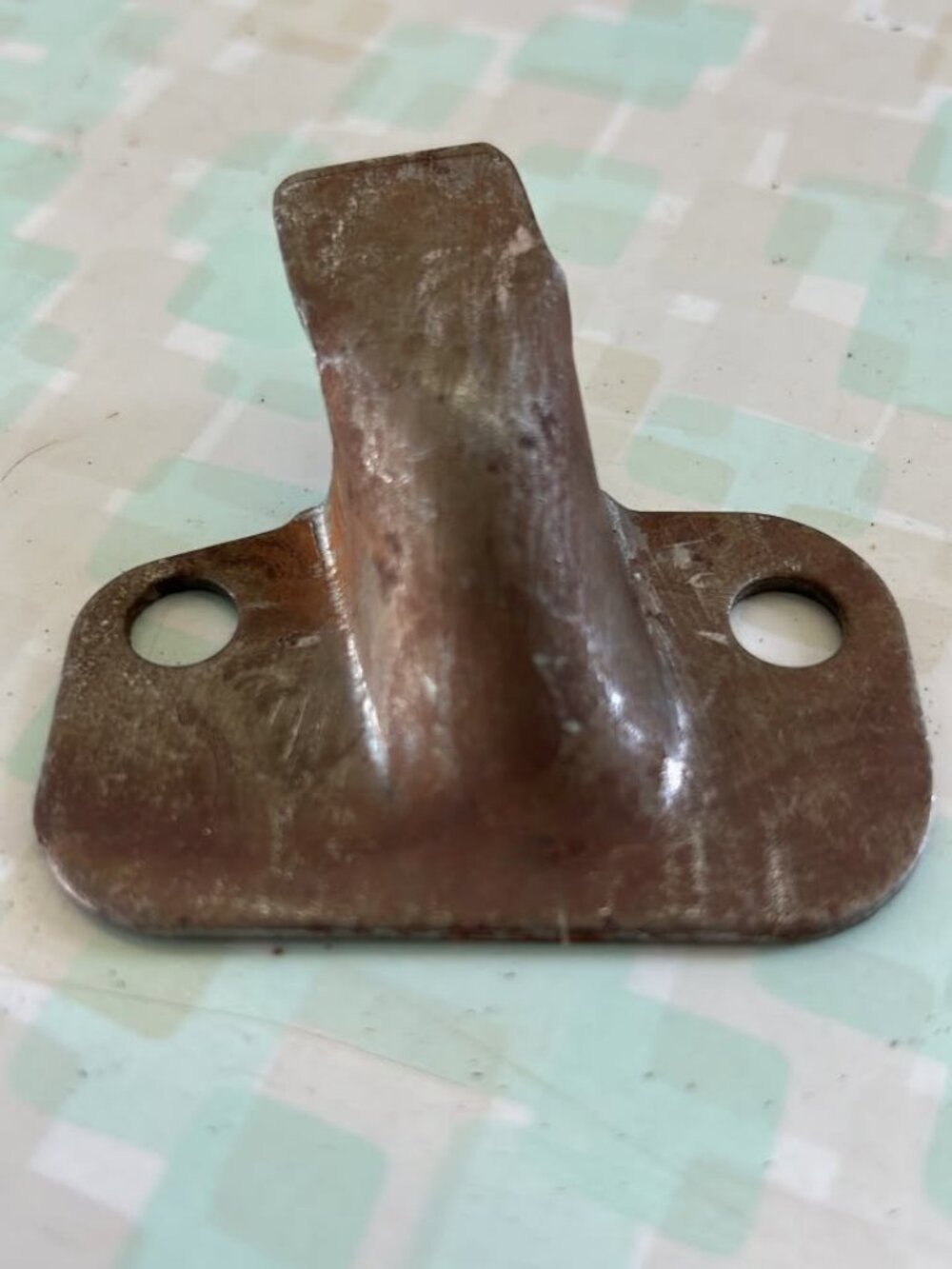 REAR BRAKE CABLE BRACKET, USED, 70-81 TA CAMARO 3983021